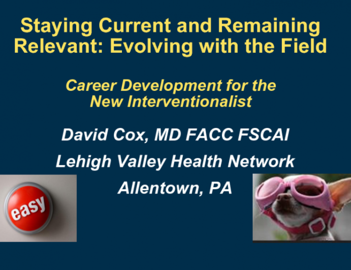 Staying Current and Remaing Relevant: Evolving With the Field