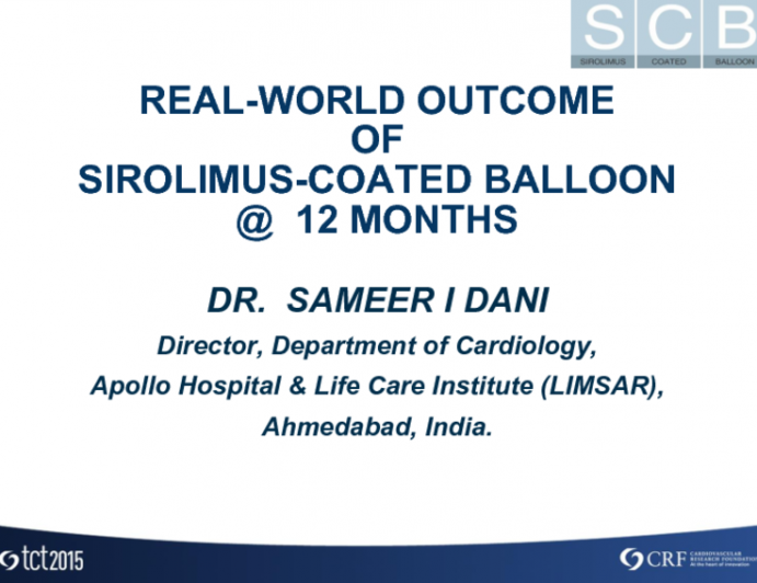 Featured Vascular Innovation Technologies 3: Novel Nanocarrier Sirolimus-Coated Balloon for Coronary and Peripheral Applications
