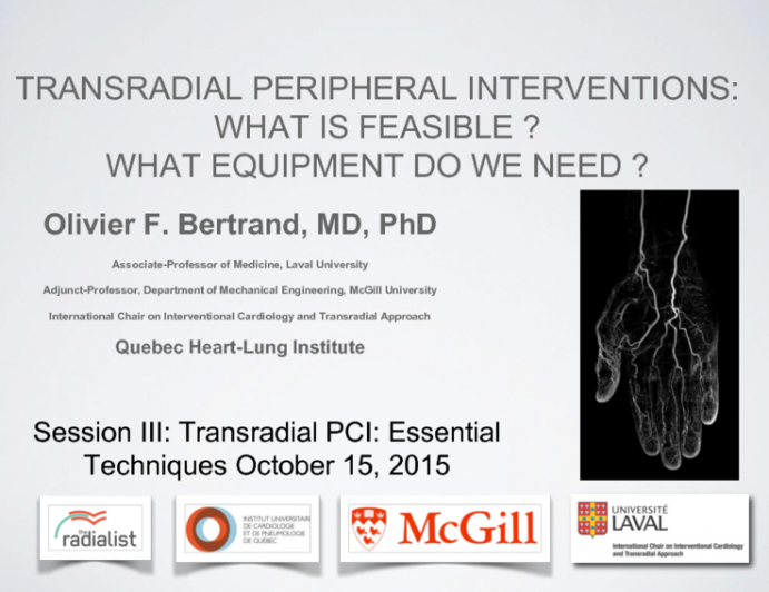 Transradial Peripheral Intervention: What Is Feasible? What Equipment Do We Need?