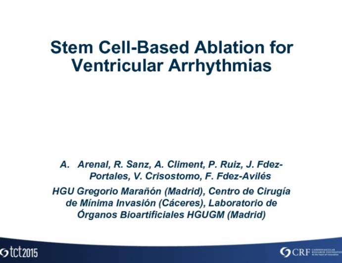 Stem CellBased Ablation for Ventricular Arrhythmias