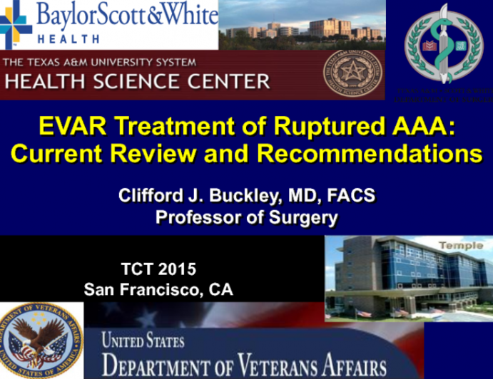 EVAR Treatment of Ruptured AAA: Current Review and Recommendations