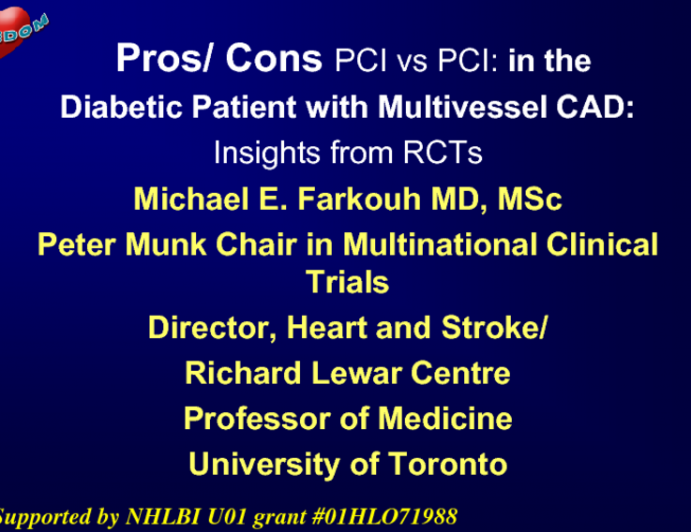 Pros and Cons of CABG vs PCI in the Diabetic Patient With Multivessel Disease: Insights From Randomized Trials