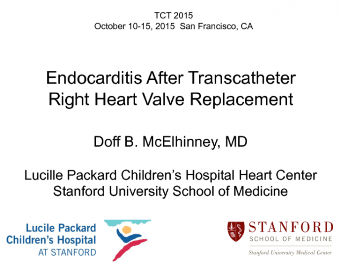 Endocarditis After Transcatheter Right Heart Valve Replacement