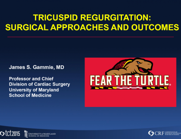 Surgical Approaches and Outcomes to Tricuspid Regurgitation