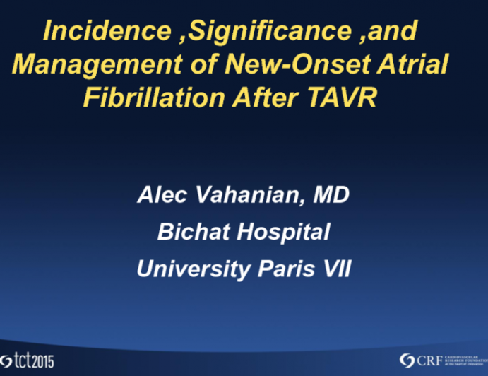 Incidence, Significance, and Management of New-Onset Atrial Fibrillation After TAVR