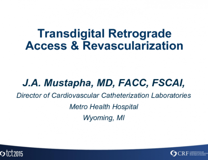 Transdigital Retrograde Access and Revascularization