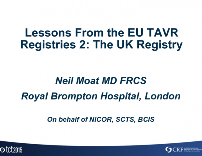 Lessons From the EU TAVR Registries 2: The UK Registry