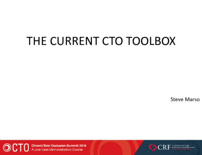 The Current CTO Toolbox