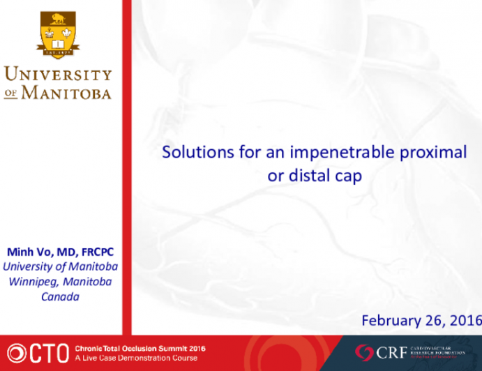 Solutions for an Impenetrable Proximal or Distal Cap
