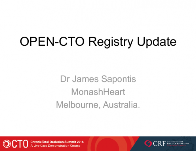 OPEN CTO Registry Update