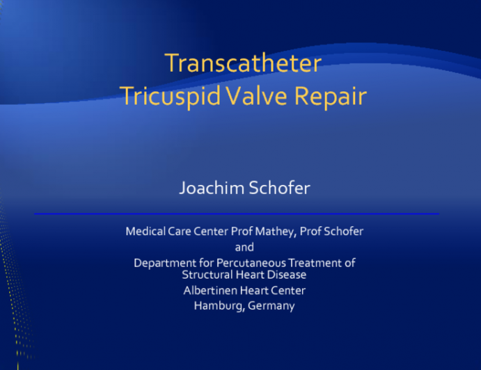 Transcatheter Tricuspid Valve Repair