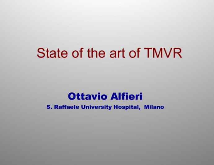 State of the art of TMVR