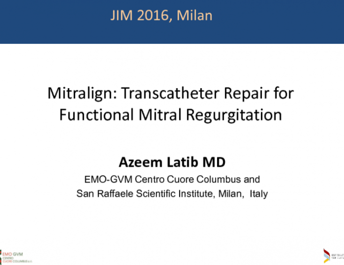 Mitralign: Transcatheter Repair for Functional Mitral Regurgitation