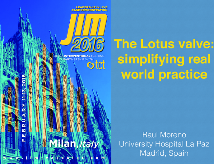 The Lotus Valve: Simplifying Real World Practice