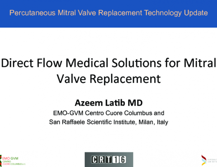 Direct Flow Medical Solutions for Mitral Valve Replacement