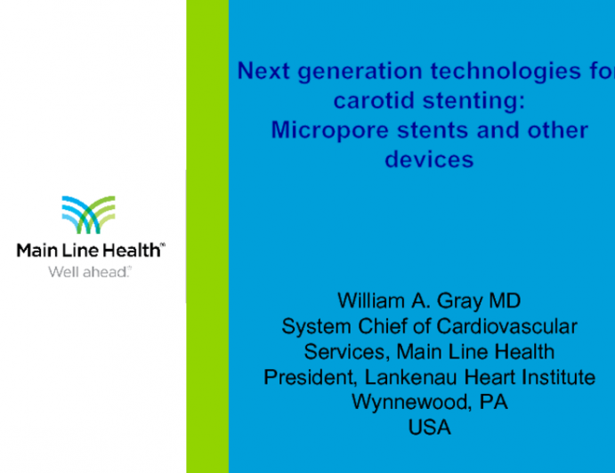 Next Generation Technologies for Carotid Stents: Micropore Stents and Other Devices