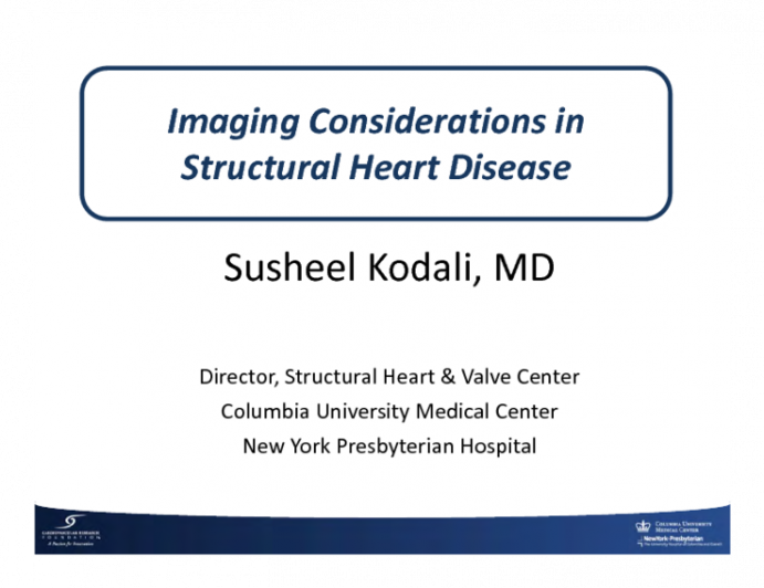 Imaging Considerations in Structural Heart Disease