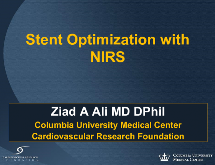 Stent Optimization with NIRS