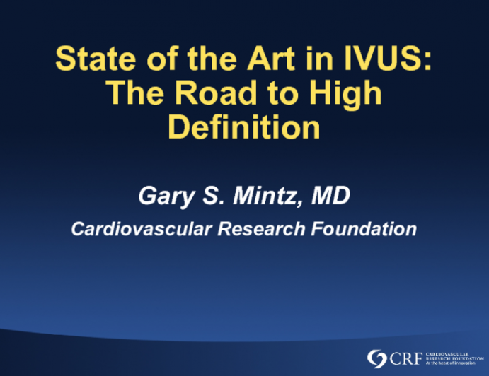 State of the Art in IVUS: The Road to High Definition