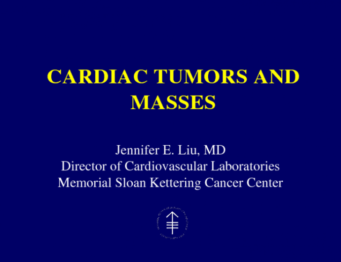 Cardiac Tumors And Masses