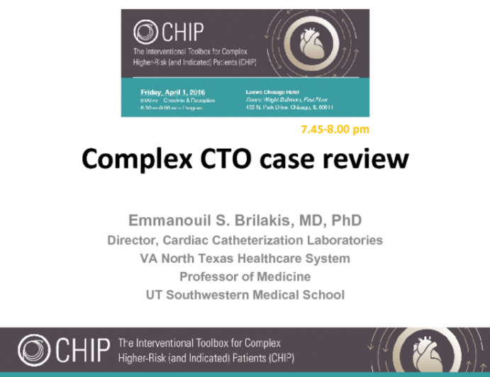 Complex CTO Case Review