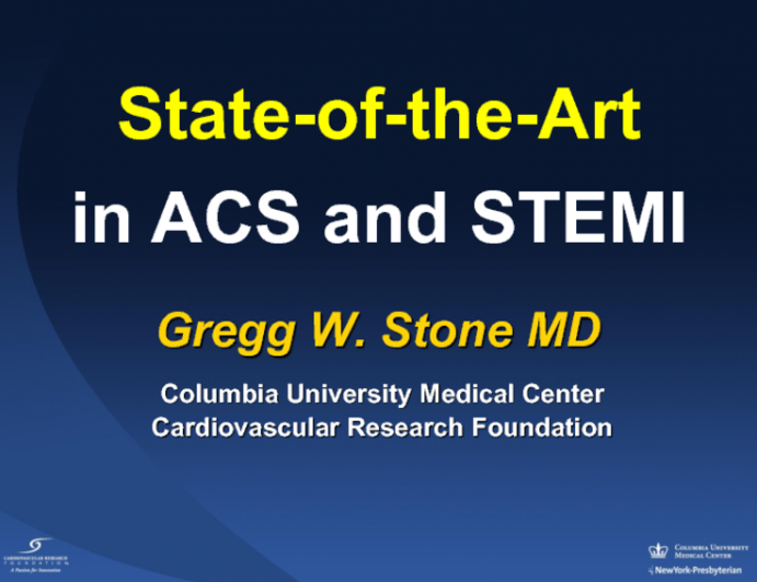 State-of-the-Art in ACS and STEMI: Risk Stratification and Reperfusion Strategies
