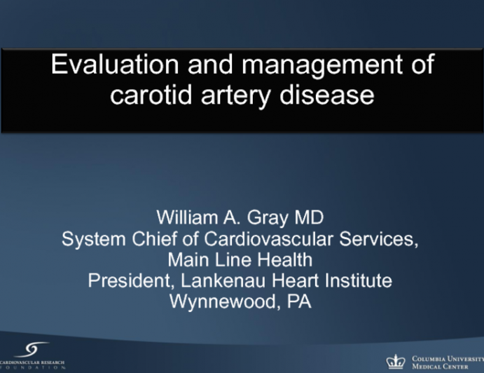 Evaluation and Management of Carotid Arterial Disease