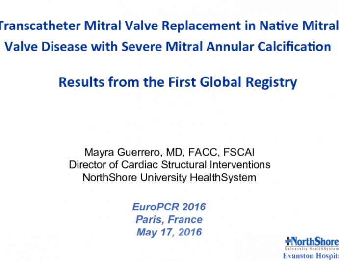 Transcatheter Mitral Valve Replacement in Native Mitral Valve Disease with Severe Mitral Annular Calcification