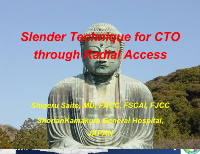 Addressing a CTO With Slender Technique