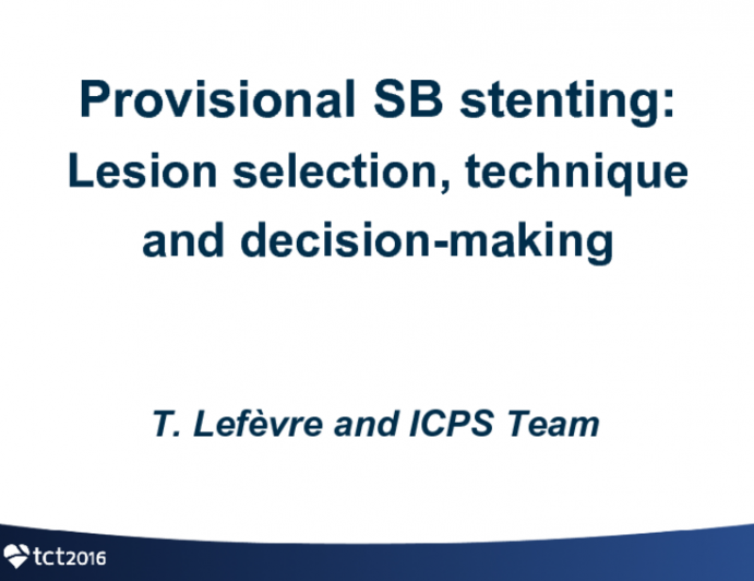 Provisional Side Branch Stenting: Lesion Selection, Technique, and Decision-making