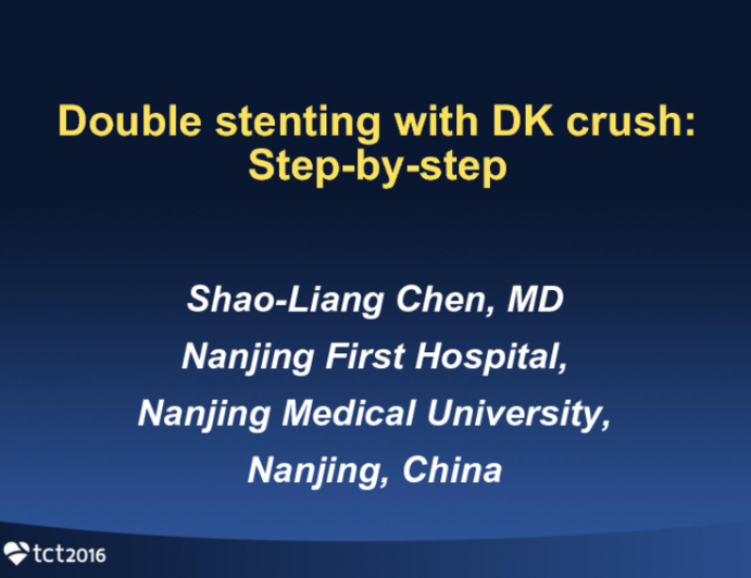 Double Stenting With DK-Crush: Step-by-step