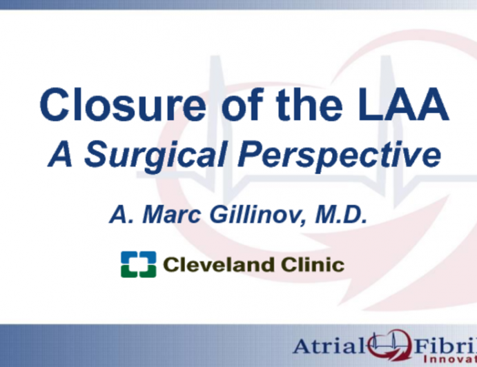 Surgical Approaches to LAA Closure: Techniques, Devices, and Results