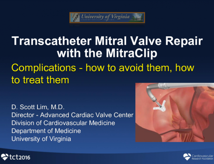 Complications After MitraClip: Frequency, Avoidance, and Treatment
