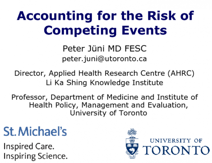 Accounting for the Risk of Competing Events