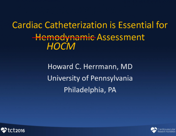 Cardiac Catheterization Is Essential for Hemodynamic Assessment