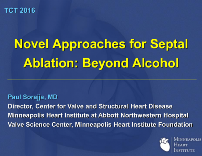 Novel Approaches for Septal Ablation: Beyond Alcohol