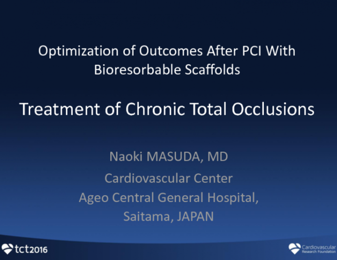 Treatment of Chronic Total Occlusions