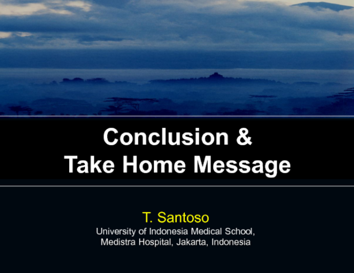 Conclusion and Take-home Message
