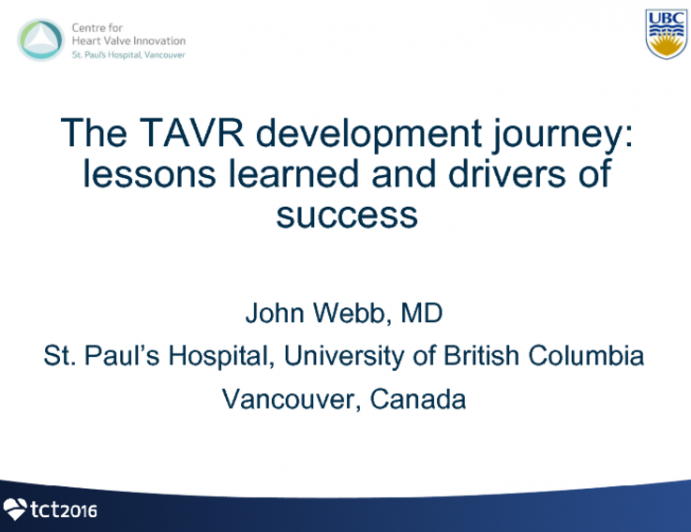 The TAVR Development Journey: Lessons Learned and Drivers of Success