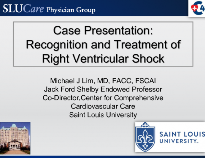 Recognition and Treatment of Right Ventricular Cardiogenic Shock