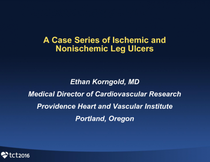 A Case Series of Ischemic and Nonischemic Leg Ulcers