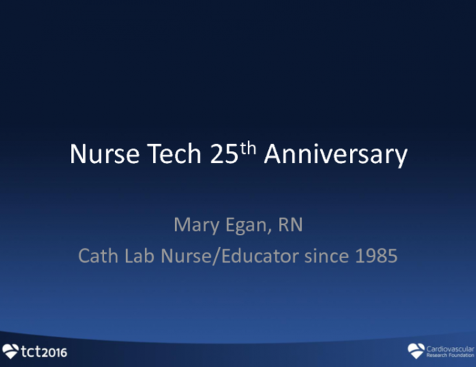 Evolution of the Nurse/Tech Role in the Cath Lab