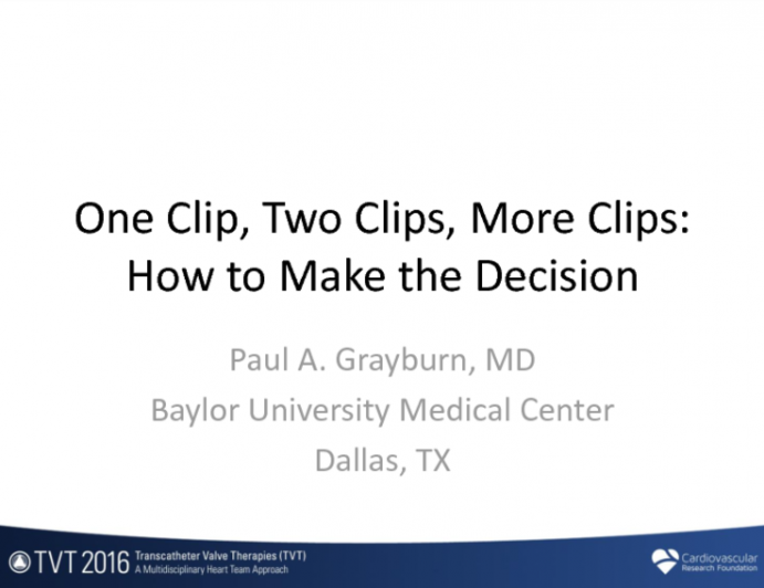 One Clip, Two Clip, More Clips: How to Guide the Decision