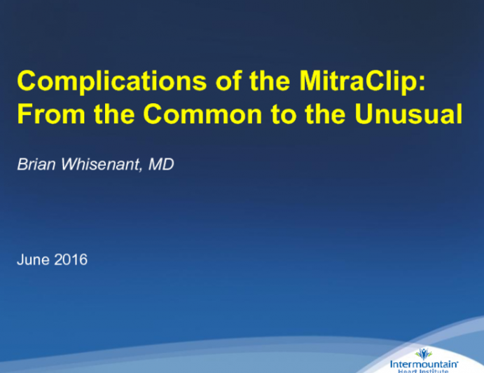 MitraClip Complications: Frequency, Avoidance Strategies, and Management