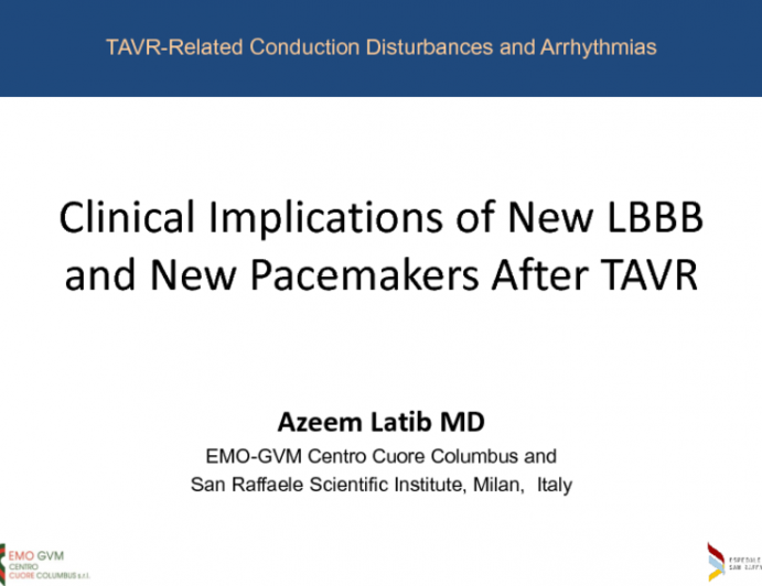 Clinical Implications of New LBBB and New Pacemakers After TAVR