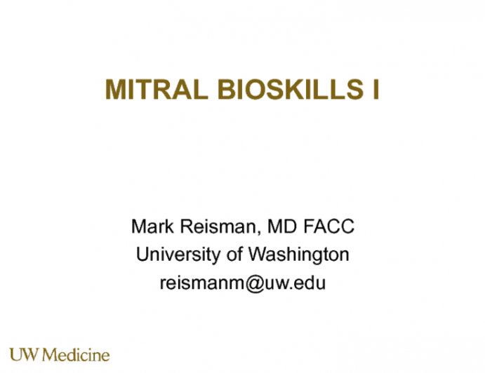 Mitral Bioskills