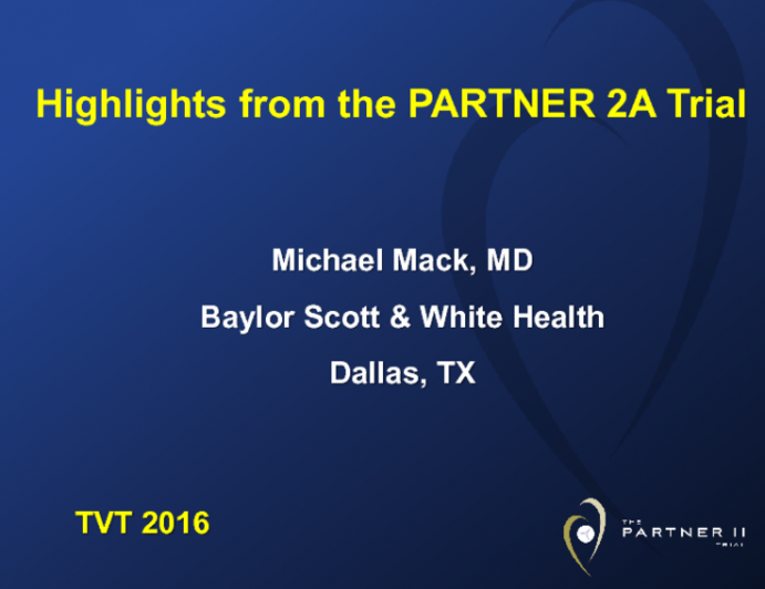 Highlights From PARTNER 2A in Intermediate-Risk Patients