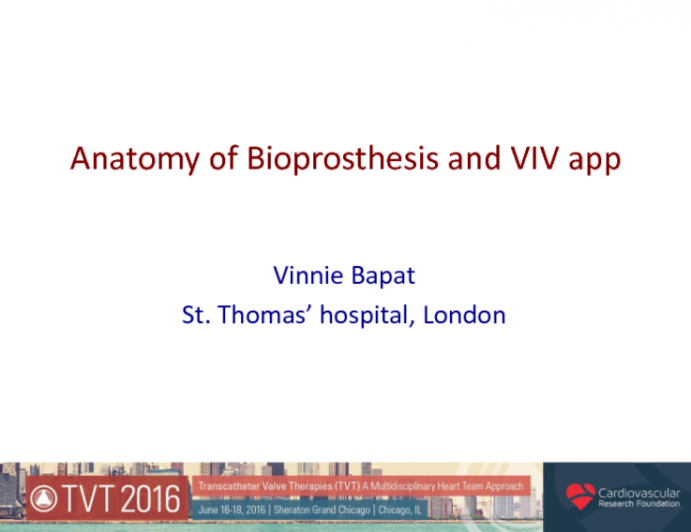 Anatomy of Surgical Bioprosthetic Valves and a How-to Primer on the Valve-in-Valve App