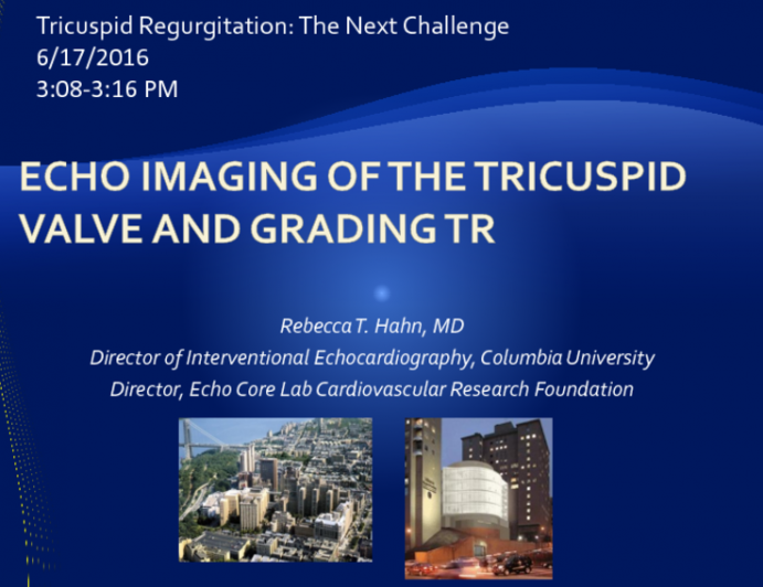 Echo Imaging of the Tricuspid Valve and Grading TR Severity