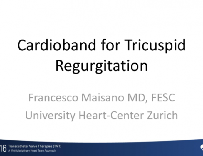 Cardioband for Tricuspid Regurgitation